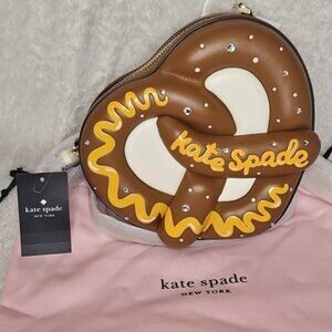 Kate Spade NYC 3D Pretzel Crossbody Bag Novelty Purse